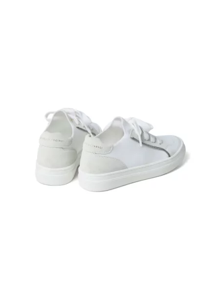 Sneakersy dziecięce Brunello Cucinelli białe