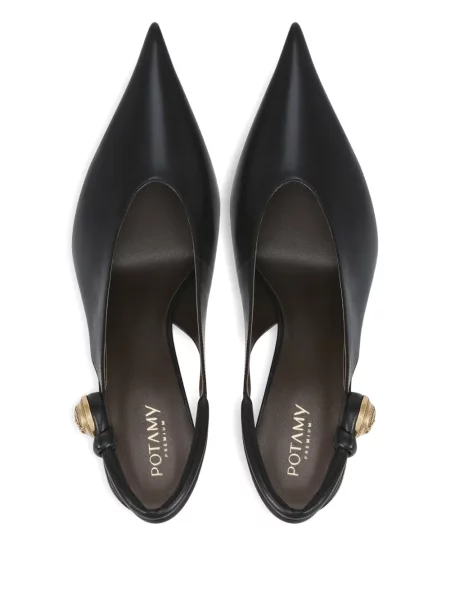 Pantofi cu toc Potamy din piele negru