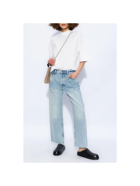 Proste jeansy Anine Bing niebieskie