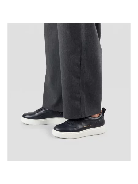 Sneakersy Alexander Smith skórzane czarne
