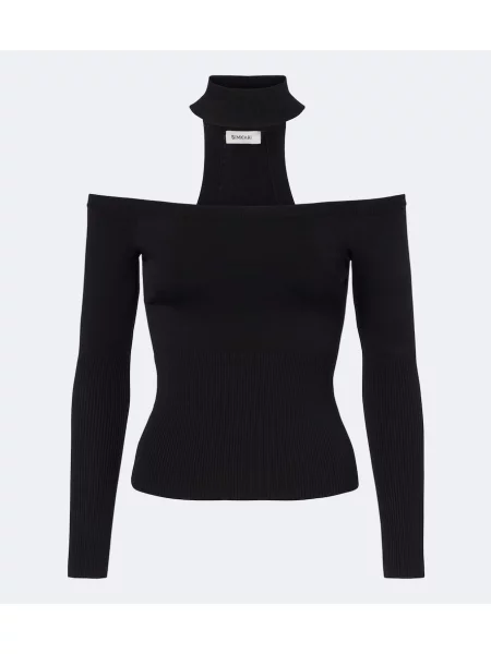 Top Simkhai tricotate negru