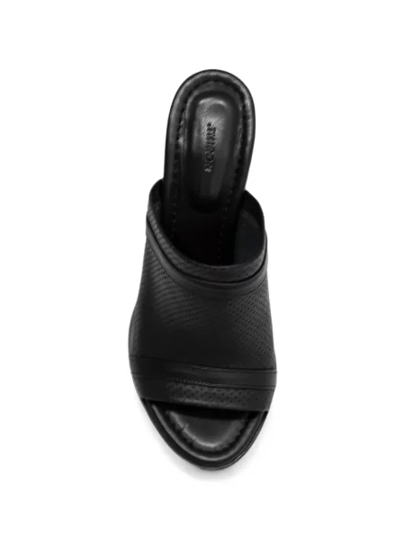 Sandale Thiron din piele negru