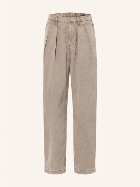 Allsaints Džíny Becco Regular Fit stone brown hnědé