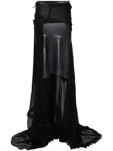 Aszimmetrikus maxi szoknya Dsquared2 fekete