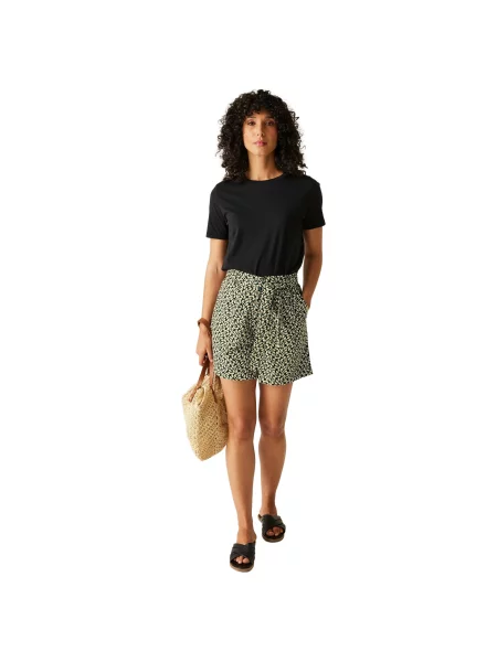 Szorty Orla Kiely II Jasmine Flower Summer Shorts czarne