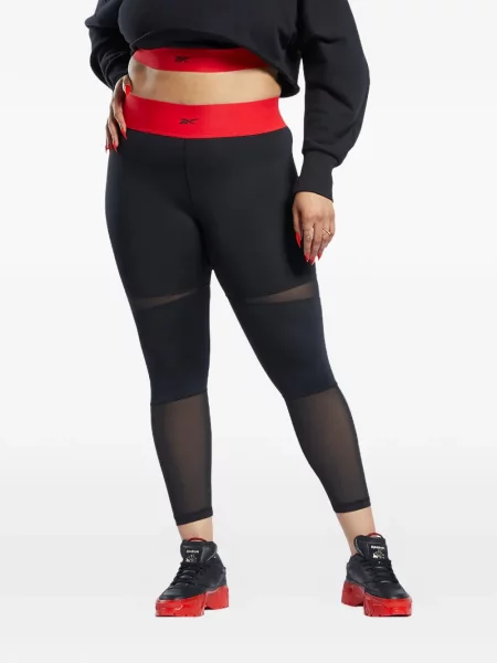 Leggings Reebok plasă negru