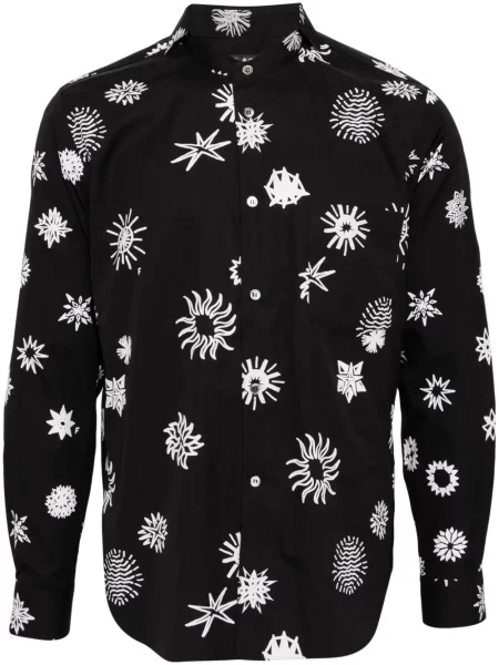 Cămașă Black Comme Des Garçons cu imagine negru