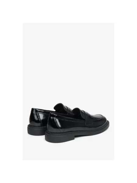 Пенні-лофери з наплаку Estro чорні