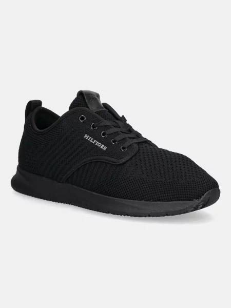 Superge Tommy Hilfiger NEWPORT 3D PREMIUM KNIT črna
