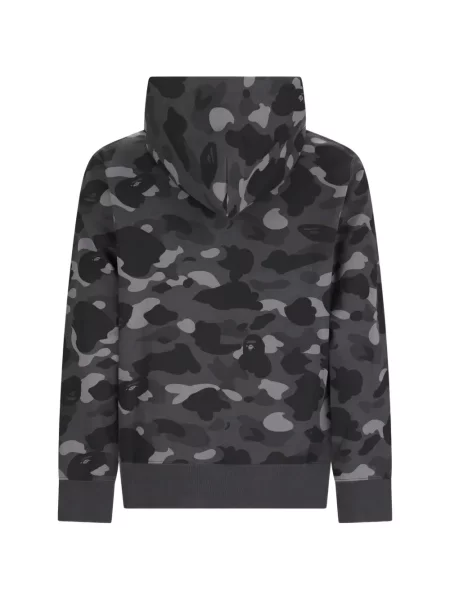 Kapucnis melegítő felső A Bathing Ape® nyomtatás fekete