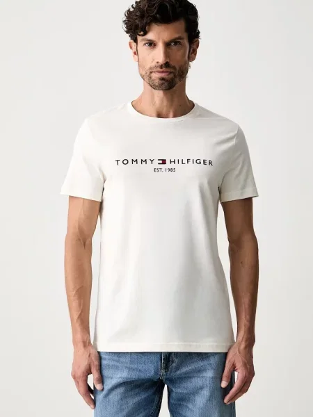 Tommy Hilfiger t-shirt ανδρικό μπεζ