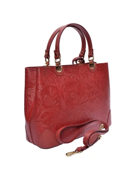 Geantă shopper Anna Luchini roșu