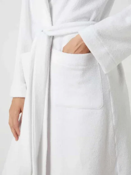 Szlafrok z froty model ‘Robe Selection’ Hanro biały