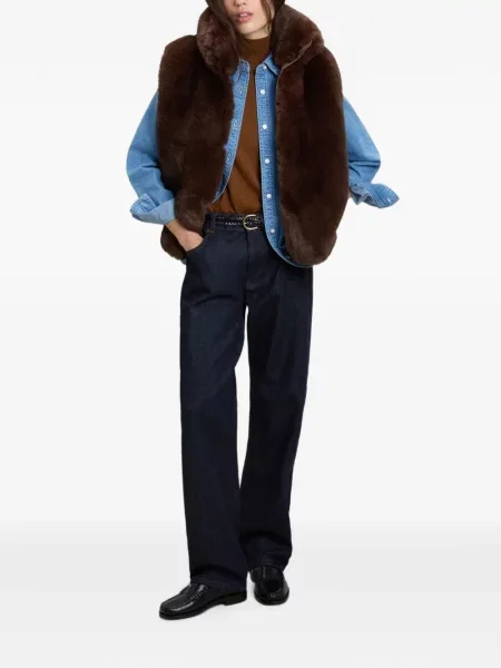 Vestă Woolrich maro