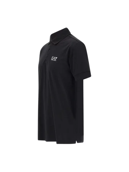 Emporio Armani polo z nadrukiem czarny