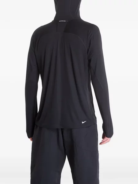 Kapucnis melegítő felső Nike fekete