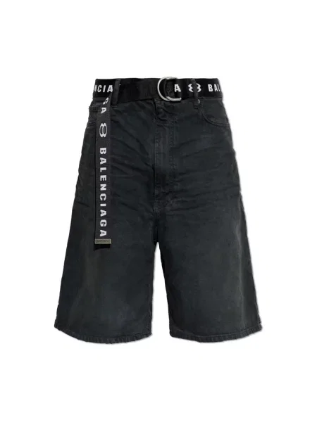 Szorty Balenciaga czarne