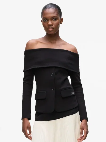 Majica Karl Lagerfeld črna