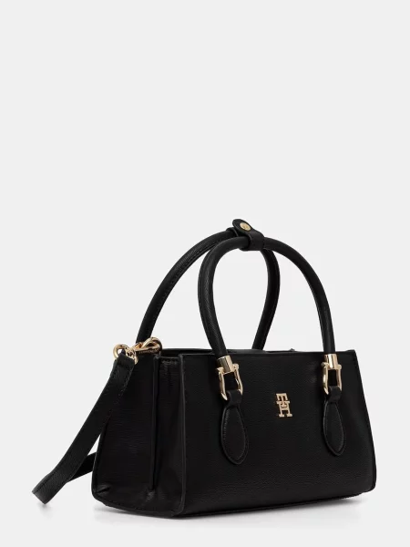 Rucsac Tommy Hilfiger din piele negru