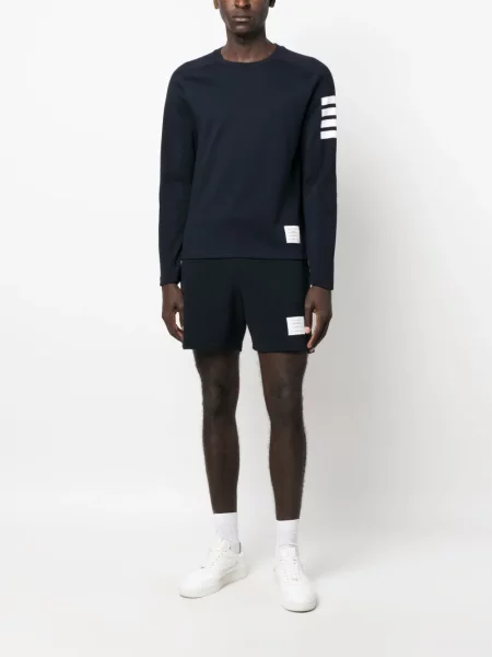 Dryžuotas džemperis Thom Browne mėlyna
