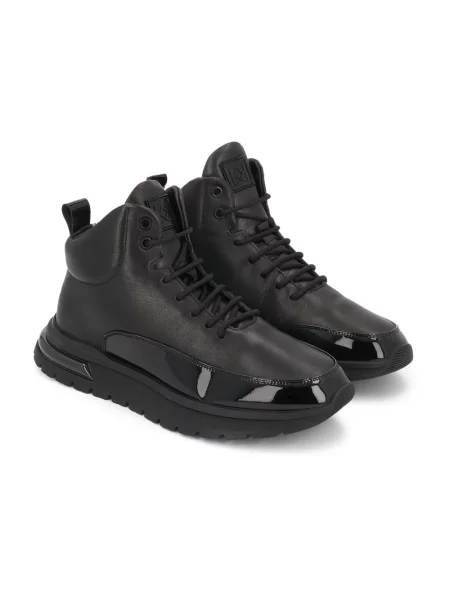 Sneakersy Kazar skórzane czarne