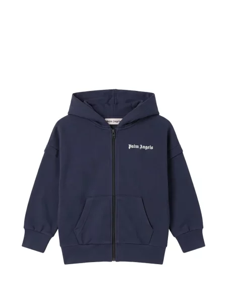 Bluza z kapturem dziecięca Palm Angels niebieska