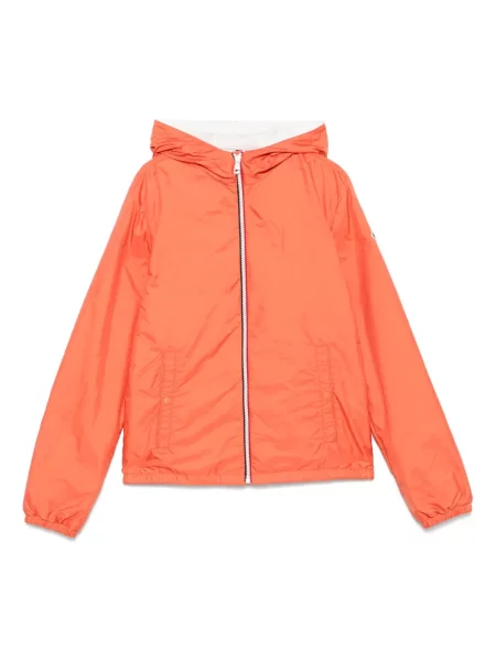 Kurtka dziecięca Moncler Enfant pomarańczowa