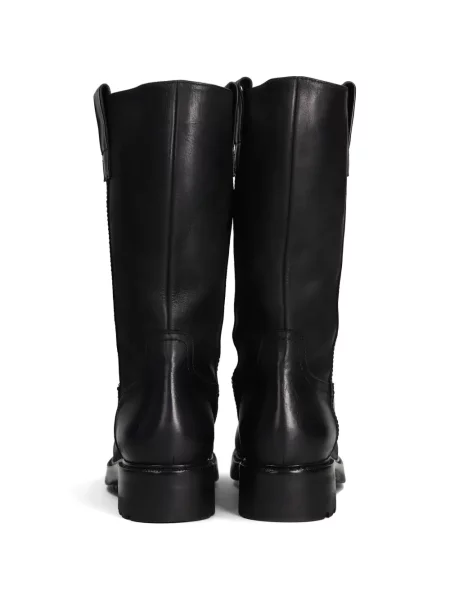 Botine Strategia Shoes din piele negru