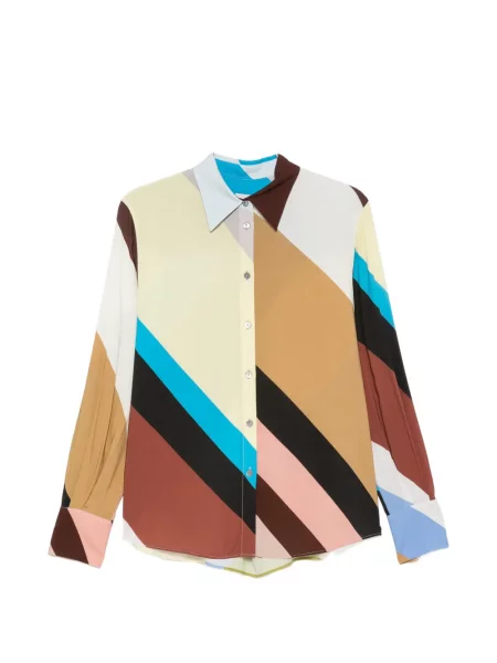 Lung cămașă Paul Smith cu imagine cu imprimeu geometric