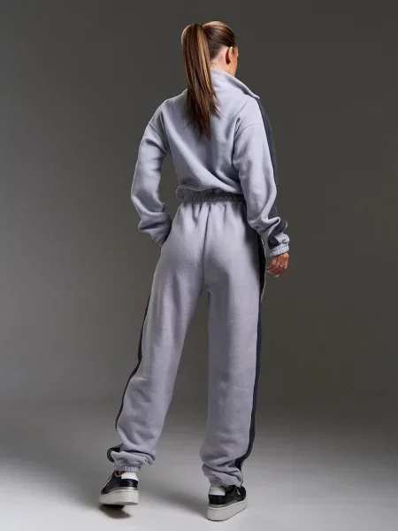 Флисовый комбинезон Issa Plus серый