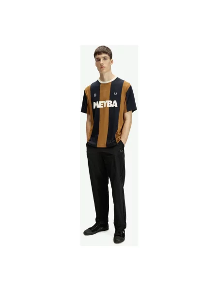 T-shirt Fred Perry Meyba Cut And Sew T-Shirt Dark Caramel XL