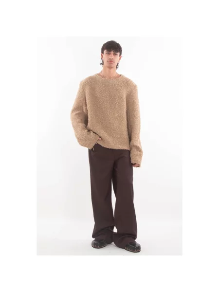 Sweter Séfr wełniany beżowy
