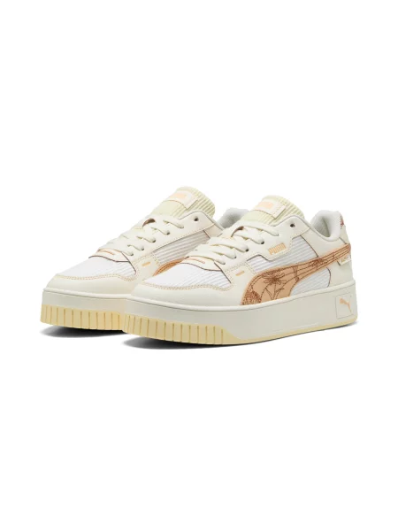 Sneakersy Carina Street Lux Crafted Flowers białe