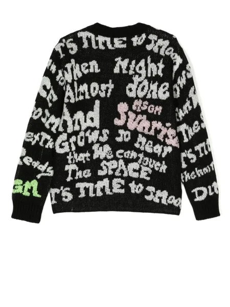Sweter dziecięcy Msgm czarny