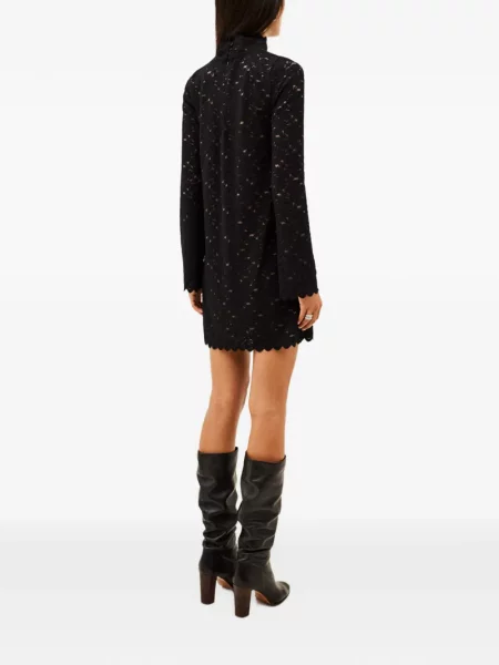 Rochie mini Ba&sh din dantelă negru