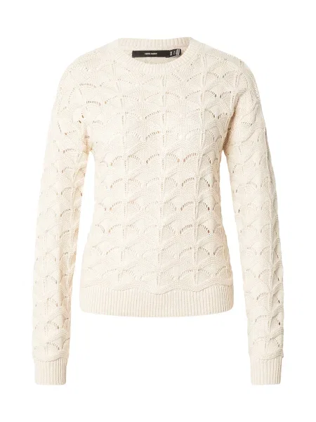 VERO MODA Pulover VMINDIGO' alb