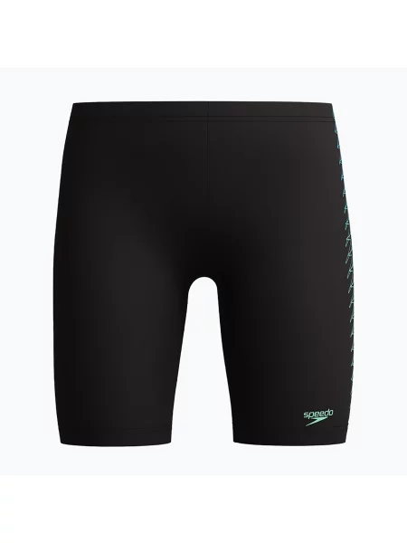 Gyermek úszó jammer nadrágok Speedo Plastisol Placement Jammer black/alfalfa green. Méret: cm fekete