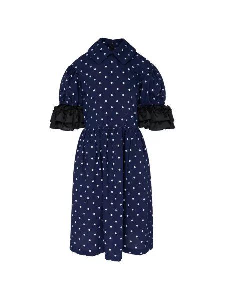 Rochie midi copii Comme Des Garçons Girl albastru