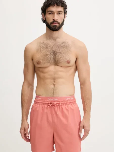 Calvin Klein szorty kąpielowe pomarańczowe