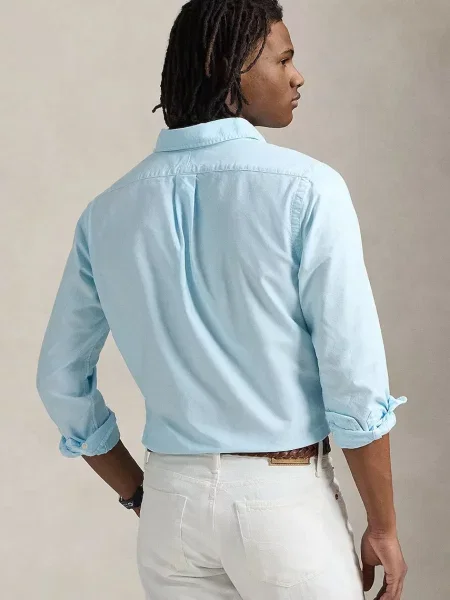 Polo Ralph Lauren camasa din Sport Shirt barbati cu guler clasic regular