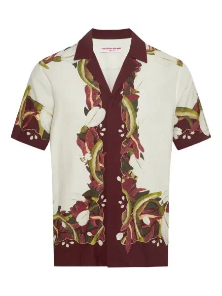 Риза Orlebar Brown бяло