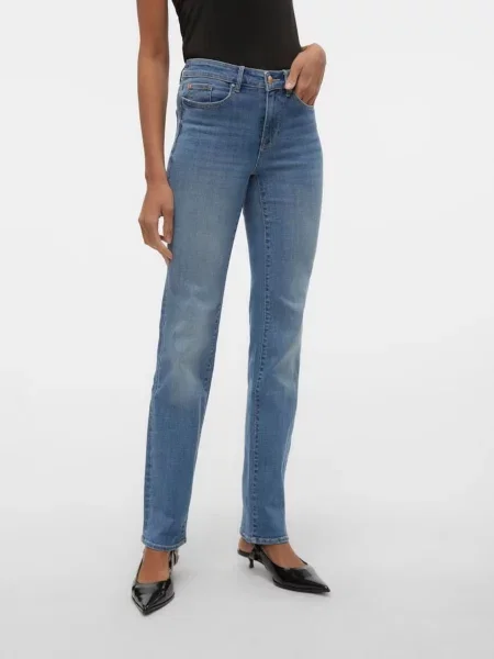 Vero Moda Прямі джинси синій