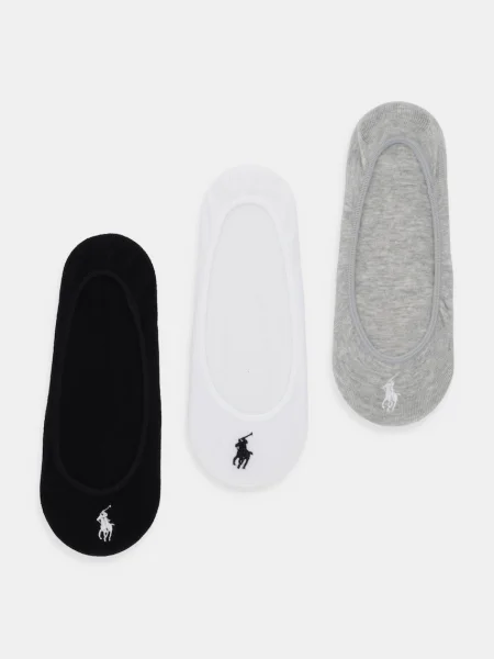 Polo Ralph Lauren Къси чорапи 3 бройки бяло