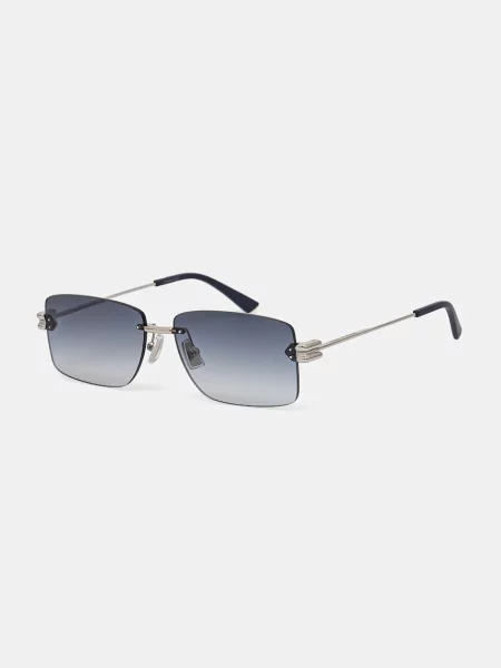 Bottega Veneta ochelari de soare barbati argintiu