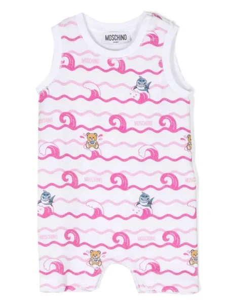 Body dziecięcy Moschino biały
