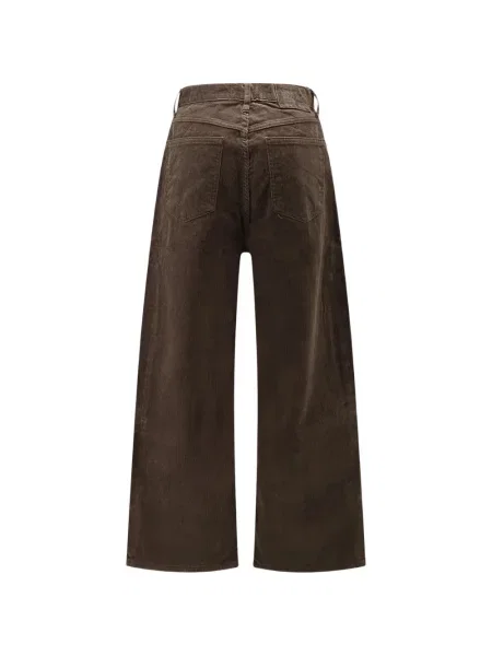 Pantaloni Dunst de catifea cord maro