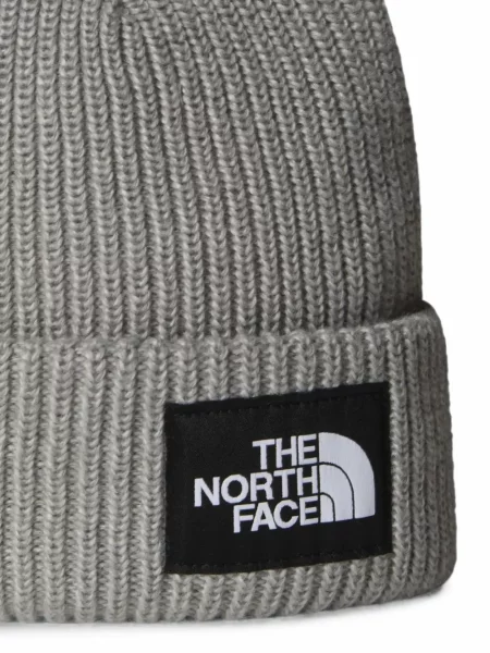 Căciulă The North Face cu autograf gri