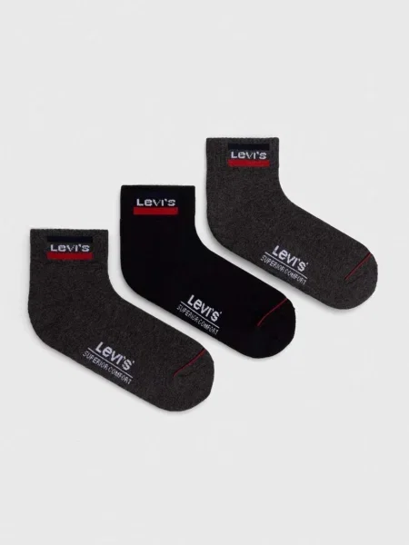 Ponožky Levi's šedá