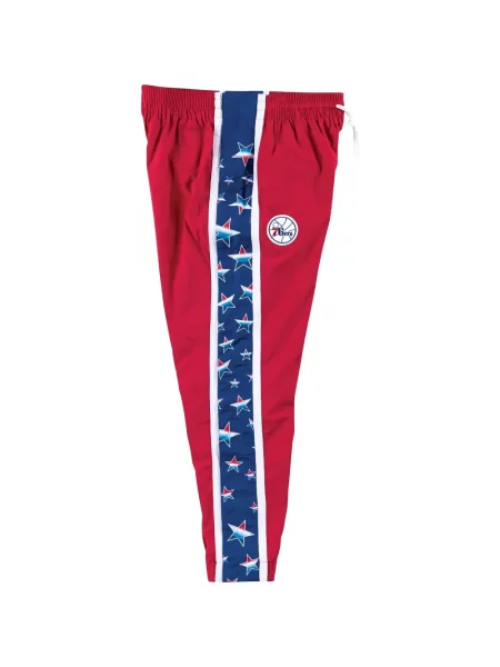 Pantaloni Mitchell & Ness alergare roșu