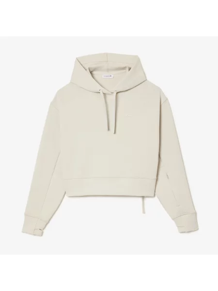 Lacoste Bluza Z Kapturem Lacoste czerwona